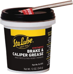 CRC - 12 oz Tub Synthetic High Temperature Grease - Black, High Temperature, 450°F Max Temp, NLGIG 2, - Benchmark Tooling