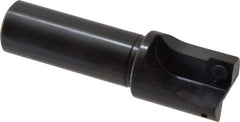 Cutting Tool Technologies - 1" Cut Diam, 0.34" Max Depth of Cut, 3/4" Shank Diam, 3-1/4" OAL, Indexable Square Shoulder Centercutting End Mill - SPEB 322, SPEH 322 Inserts, Flatted Shank, 90° Lead Angle - Benchmark Tooling