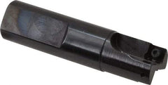 Cutting Tool Technologies - 3/4" Cut Diam, 0.28" Max Depth of Cut, 3/4" Shank Diam, 3.03" OAL, Indexable Square Shoulder End Mill - SPEH 2.522 Inserts, Weldon Shank, 90° Lead Angle - Benchmark Tooling