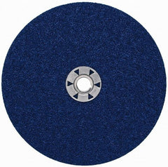 Norton - 7" Diam 36 Grit Fiber Disc - Very Coarse Grade, Zirconia Alumina, 8,600 Max RPM, Series F826 - Benchmark Tooling