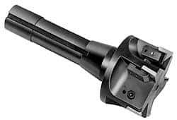 APT - 2" Cutting Diam, 2" Max Depth of Cut, Taper Shank Indexable Copy End Mill - 3 Inserts, RPG 42 Insert, EMR Toolholder - Benchmark Tooling