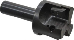 APT - 2" Cut Diam, 0.65" Max Depth of Cut, 3/4" Shank Diam, 3-7/8" OAL, Indexable Square Shoulder End Mill - TPC 32..., TPG 32., TPU 32. Inserts, Weldon Shank, 90° Lead Angle, Series Tri-Dex - Benchmark Tooling