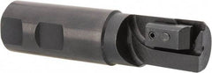 APT - 1" Cut Diam, 0.65" Max Depth of Cut, 1" Shank Diam, 3-7/8" OAL, Indexable Square Shoulder End Mill - TPC 32..., TPG 32., TPU 32. Inserts, Weldon Shank, 90° Lead Angle, Series Tri-Dex - Benchmark Tooling