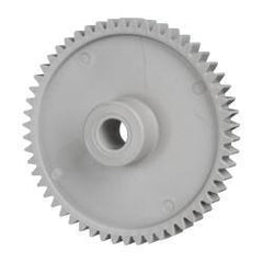 Made in USA - 48 Pitch, 2-1/4" Pitch Diam, 2.333" OD, 54 Tooth Spur Gear - 1/4" Face Width, 5/16" Bore Diam, 43/64" Hub Diam, 20° Pressure Angle, Acetal - Benchmark Tooling