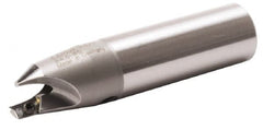 Kennametal - 4.1 to 4.5mm Diam, Straight Shank, 20mm Body Shank Diam, 45° Combo Chamfer and Countersink Drill - 5mm Drill Shank Diam, 3.41020R901 Insert, 85mm OAL - Benchmark Tooling