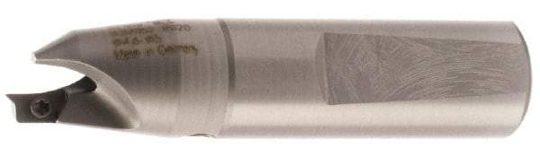 Kennametal - 7.94 to 9mm Diam, Whistle Notch Shank, 20mm Body Shank Diam, Combo Chamfer and Countersink Drill - 9mm Drill Shank Diam, 3.41020R9.. Insert, 95mm OAL - Benchmark Tooling