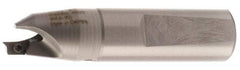 Kennametal - 4.6 to 5mm Diam, Whistle Notch Shank, 20mm Body Shank Diam, 45° Combo Chamfer and Countersink Drill - 5mm Drill Shank Diam, 3.41020R901 Insert, 85mm OAL - Benchmark Tooling