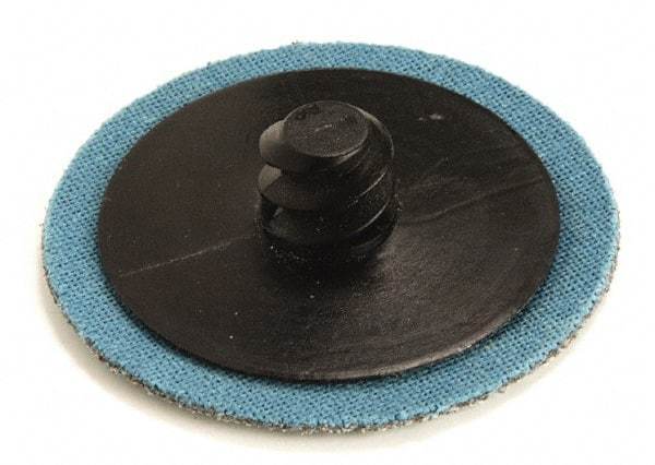 Superior Abrasives - 1-1/2" Disc Diam, 120 Grit, Aluminum Oxide Quick Change Disc - Type R Attaching System, Coated, Fine Grade - Benchmark Tooling