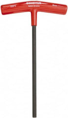 Bondhus - 8mm Hex, T-Handle Cushion Grip, Hex Key - 229mm OAL, Metric System of Measurement - Benchmark Tooling