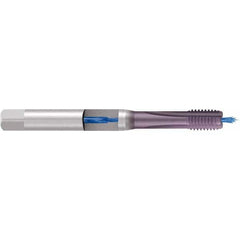 Emuge - 3/8-16 UNC 3-Flute TiCN Finish Cobalt Straight Flute Machine Tap - Benchmark Tooling