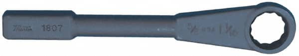 Martin Tools - 3-7/8", 12 Point, Black Finish, Single End, Striking Box Wrench - Benchmark Tooling