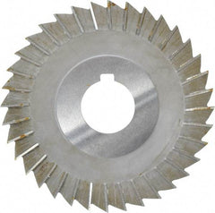 Value Collection - 5" Blade Diam x 1/8" Blade Thickness, 1-1/4" Hole, 40 Teeth, High Speed Steel Side Chip Saw - Straight Tooth, Arbor Connection, Uncoated - Benchmark Tooling