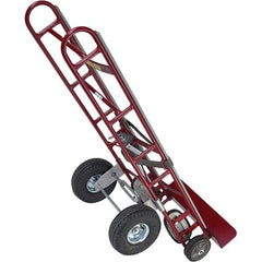 Wesco Industrial Products - 10" Wheel Diam Hand Truck 4 Wheel Convertible Kit - For Use with Wesco Steel Service Carts - Benchmark Tooling