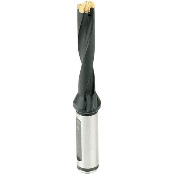 Iscar - 12 to 12.9mm Diam, 3xD, 36mm Max Depth, 16mm Shank Diam, 102.9mm OAL, Replaceable Tip Drill - IDK, IDM, IDN, IDP Insert, DSM Toolholder, Series ChamDrillJet - Benchmark Tooling