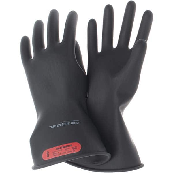 Salisbury by Honeywell - Class 0, Size M (8), 11" Long, Rubber Lineman's Glove - Benchmark Tooling