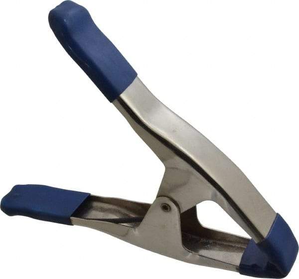 Gibraltar - 3" Jaw Opening Capacity, Spring Clamp - Vinyl Handle, 9" OAL - Benchmark Tooling