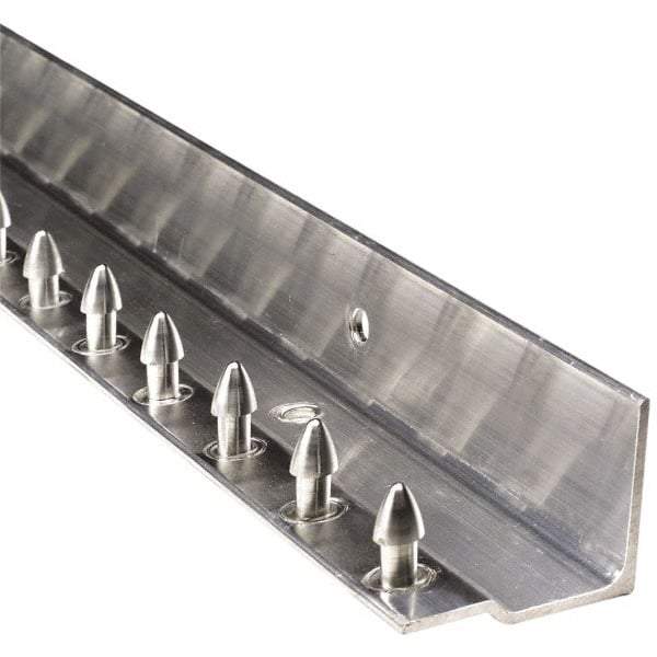 Aleco - 2Ft. Long Aluminum Boltless Dock Strip Door Mounting Hardware - For Use with Vinyl Strip Material (All Widths) - Benchmark Tooling