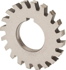 Value Collection - 15/32" Radius, 15/16" Circle Diam, 3-1/2" Cutter Diam, 15/16" Cutting Width, Arbor Connection, Concave Radius Cutter - High Speed Steel, Oxide Finish, Form Relieved, 10 Teeth - Benchmark Tooling