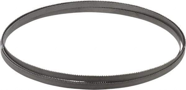 Irwin Blades - 10 to 14 TPI, 12' 6" Long x 3/8" Wide x 0.025" Thick, Welded Band Saw Blade - Bi-Metal, Toothed Edge - Benchmark Tooling