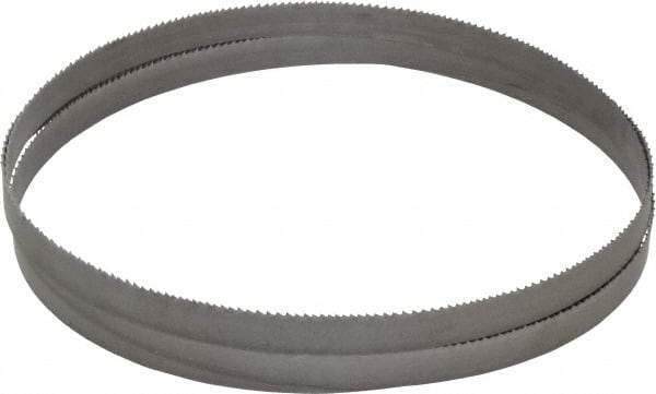 Irwin Blades - 10 to 14 TPI, 5' 8" Long x 1/2" Wide x 0.025" Thick, Welded Band Saw Blade - Bi-Metal, Toothed Edge - Benchmark Tooling