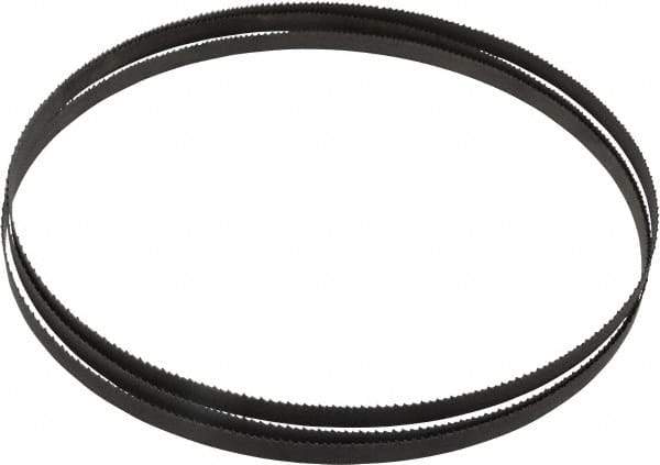 Irwin Blades - 10 to 14 TPI, 6' 8" Long x 3/8" Wide x 0.025" Thick, Welded Band Saw Blade - Bi-Metal, Toothed Edge - Benchmark Tooling