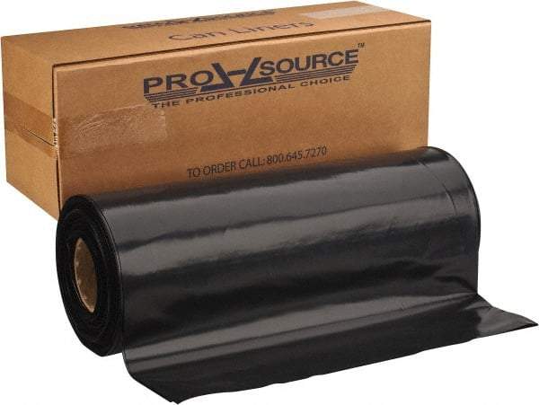 PRO-SOURCE - 6 mil Thick, Heavy-Duty Trash Bags - 38" Wide x 58" High, Black - Benchmark Tooling