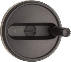 KIPP - 3.9" Diam, Thermoplastic Handwheel with Handle - 1.1" Hub Diam - Benchmark Tooling