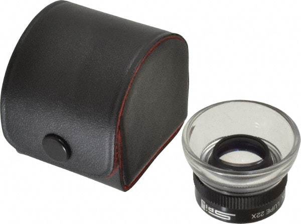 SPI - 22x Magnification, Singlet Lens Plastic Loupe - 1 Lens - Benchmark Tooling