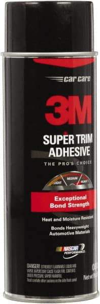 3M - 19 oz Aerosol Yellow Spray Adhesive - High Tack, 180°F Heat Resistance - Benchmark Tooling