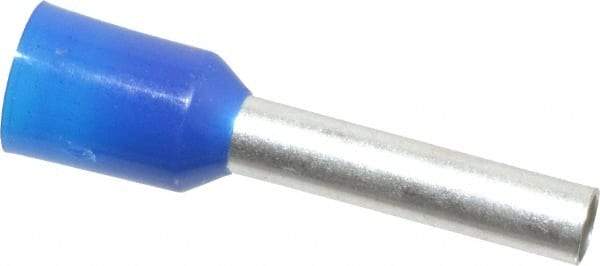 ACI - 14 AWG, Partially Insulated, Crimp Electrical Wire Ferrule - 12mm Long x 2.6mm Diameter Pin, 19mm Overall Length - Benchmark Tooling