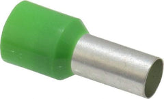 ACI - 6 AWG, Partially Insulated, Crimp Electrical Wire Ferrule - 12mm Long x 6.2mm Diameter Pin, 22.2mm Overall Length - Benchmark Tooling