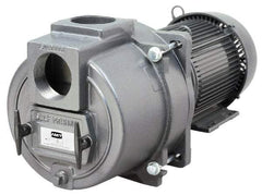 American Machine & Tool - 230/460 Volt, 22/11 Amp, 3 Phase, 7-1/2 HP, Self Priming Sewage Trash Pump - 184JM Frame, 3 Inch Inlet, TEFC Motor, Cast Iron Housing, Stainless Steel Impeller, Buna N Seal - Benchmark Tooling