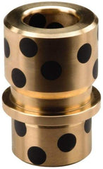 Dayton Lamina - 2-1/2" ID x 4-3/8" OAL, Cast Aluminum Bronze, Die & Mold Shoulder Bushing - Shoulder, 3-13/16" Bottom OD, 3-1/4" Top OD, 2-1/2" Under Collar, 2-1/2" Under Collar, 1-7/8" Above Collar - Benchmark Tooling