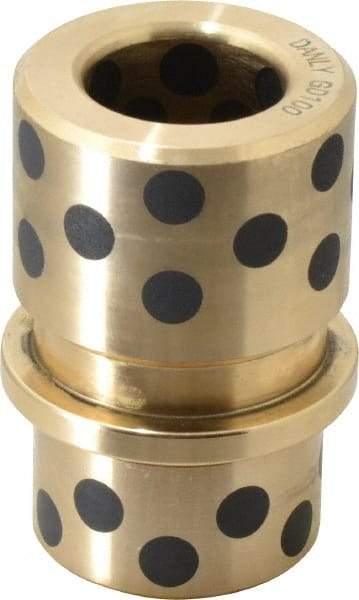 Dayton Lamina - 1" ID x 2-11/16" OAL, Cast Aluminum Bronze, Die & Mold Shoulder Bushing - Shoulder, 1-27/32" Bottom OD, 1-1/2" Top OD, 1-3/4" Under Collar, 1-3/4" Under Collar, 15/16" Above Collar - Benchmark Tooling