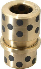 Dayton Lamina - 1" ID x 2-11/16" OAL, Cast Aluminum Bronze, Die & Mold Shoulder Bushing - Shoulder, 1-27/32" Bottom OD, 1-1/2" Top OD, 1-3/4" Under Collar, 1-3/4" Under Collar, 15/16" Above Collar - Benchmark Tooling