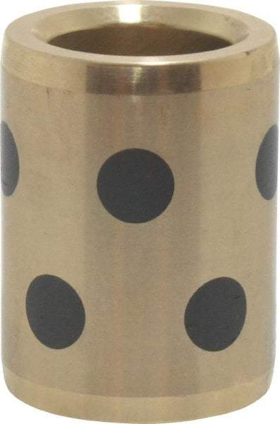 Dayton Lamina - 1-1/2" OAL, 3/4" ID, 1-1/8" Body Diam, Aluminum Bronze, Die & Mold Straight Friction Brushing - Press Fit, Self Lubricating - Benchmark Tooling