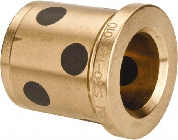 Dayton Lamina - 3/4" ID x 1-3/8" OAL, Aluminum Bronze, Die & Mold Shoulder Bushing - Shoulder, 1-1/8" Bottom OD, 1-1/8" Top OD, 1.3" Collar OD, 1-3/16" Above Collar - Benchmark Tooling