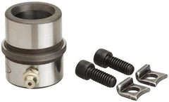 Dayton Lamina - 2-1/2" ID x 2-7/8" OAL, Steel, Die & Mold Shoulder Bushing - Short Shoulder, 3.659" Bottom OD, 3-1/4" Top OD, 3.814" Collar OD, 1" Under Collar, 1-7/8" Above Collar - Benchmark Tooling