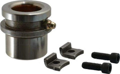 Dayton Lamina - 1" ID x 1-3/4" OAL, Steel, Bronze Plated Die & Mold Shoulder Bushing - Short Shoulder, 1.72" Bottom OD, 1-1/2" Top OD, 1.845" Collar OD, 13/16" Under Collar, 15/16" Above Collar - Benchmark Tooling