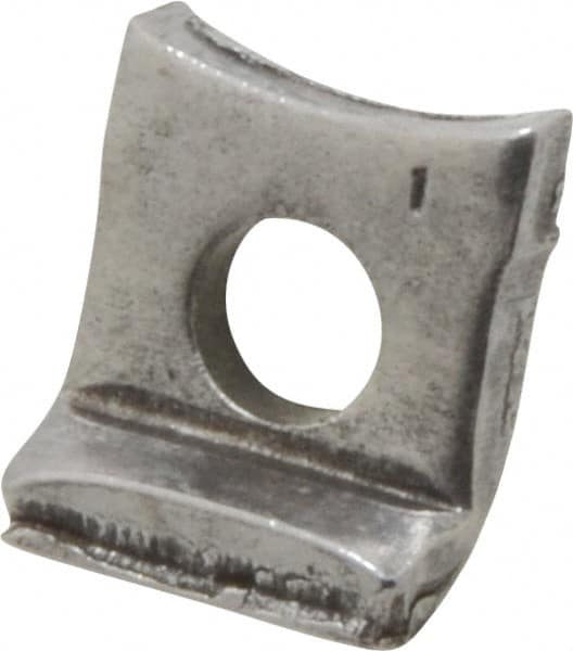 Dayton Lamina - Die & Mold Shoulder Bushing Clamp - 1-1/4, 1-1/2, 1-3/4, 2, 2-1/2, 3, 3-3/4 & 4" Diam Compatability, 25/32" Long x 5/8" Wide x 3/8" High, 0.193" Clamp Tail Height - Benchmark Tooling