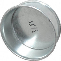 Made in USA - 6" ID Galvanized Duct End Cap - 2" Long, 24 Gage - Benchmark Tooling