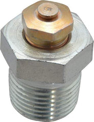 LDI Industries - 3/8-18 Thread, 1 to 5 psi Relief Pressure, Steel, Relief Vent - 1-3/16" High, 19.05mm Hex Flats Diam - Benchmark Tooling