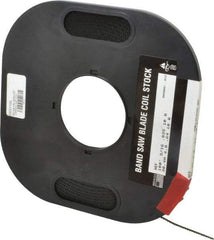 M.K. MORSE - 3/16" x 100' x 0.025" Carbon Steel Band Saw Blade Coil Stock - 10 TPI, Toothed Edge, Raker Set, Flexible Back, Constant Pitch, - Benchmark Tooling