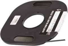 M.K. MORSE - 1/4" x 100' x 0.025" Carbon Steel Band Saw Blade Coil Stock - 18 TPI, Toothed Edge, Raker Set, Flexible Back, Constant Pitch, - Benchmark Tooling