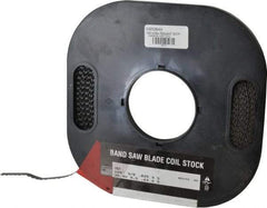M.K. MORSE - 3/8" x 100' x 0.025" Carbon Steel Band Saw Blade Coil Stock - 4 TPI, Toothed Edge, Skip Form, Raker Set, Flexible Back, Constant Pitch, - Benchmark Tooling