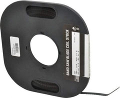 M.K. MORSE - 3/8" x 100' x 0.025" Carbon Steel Band Saw Blade Coil Stock - 14 TPI, Toothed Edge, Raker Set, Flexible Back, Constant Pitch, - Benchmark Tooling