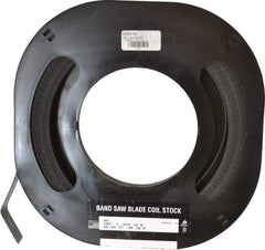 M.K. MORSE - 1" x 100' x 0.035" Carbon Steel Band Saw Blade Coil Stock - 10 TPI, Toothed Edge, Raker Set, Flexible Back, Constant Pitch, - Benchmark Tooling