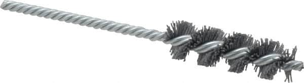 Osborn - 5/8" Diam Helical Nylon Tube Brush - 2" Brush Length, 5" OAL, 0.208" Diam Shank - Benchmark Tooling