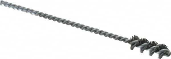 Osborn - 0.385" Diam Helical Nylon Tube Brush - 1" Brush Length, 5" OAL, 0.152" Diam Shank - Benchmark Tooling