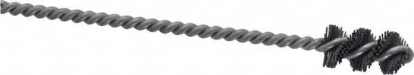 Osborn - 0.515" Diam Helical Nylon Tube Brush - 1" Brush Length, 5" OAL, 0.169" Diam Shank - Benchmark Tooling